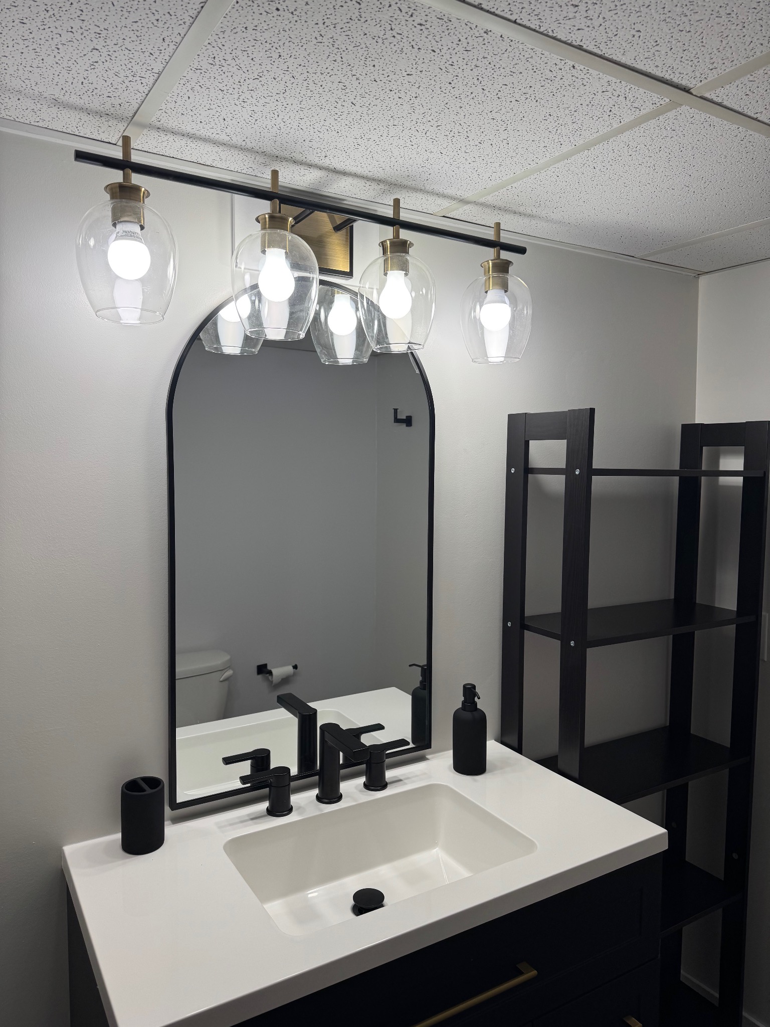 Lower Suite bathroom vanity