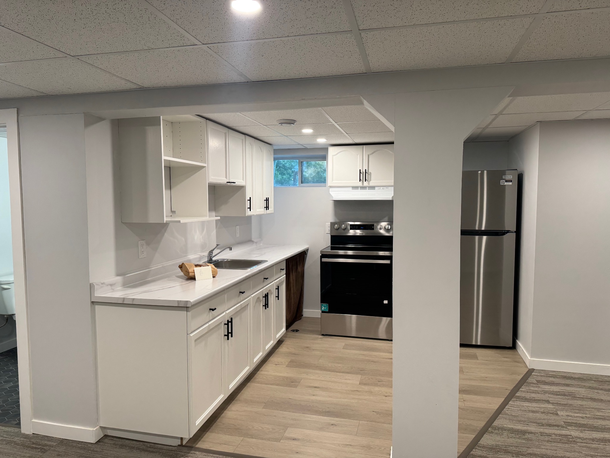 Wide view of Lower Suite